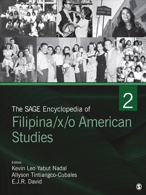 Title details for The SAGE Encyclopedia of Filipina/x/o American Studies by Kevin Leo Yabut Nadal - Available
